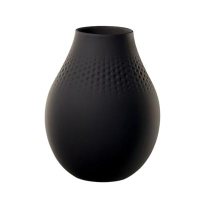 VILLEROY & BOCH - Collier - Vaas Perle No.2 20cm Zwart VILLEROY & BOCH - Collier - Vaas Perle No.2 20cm Zwart