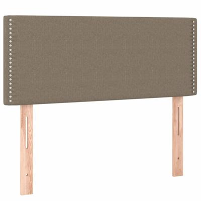 Hoofdbord 90x5x78/88 cm stof taupe