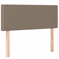 Hoofdbord 90x5x78/88 cm stof taupe - thumbnail