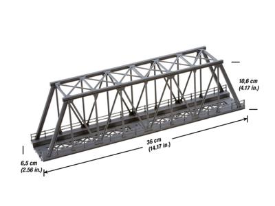 NOCH 21320 H0 Vakwerkbrug 1 spoor Universeel (l x b x h) 360 x 70 x 106 mm
