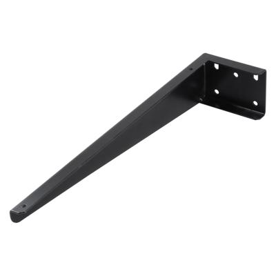 Differnz ophangbeugel voor wastafel powder coated steel 2.5 x 42 x 7.5 cm zwart