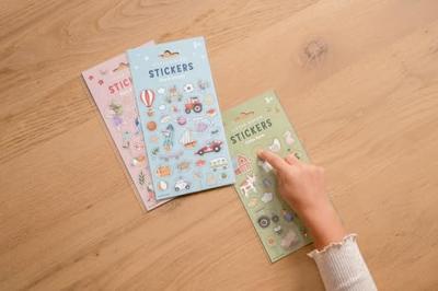 Little Dutch stickers rosa & friends, 10st.