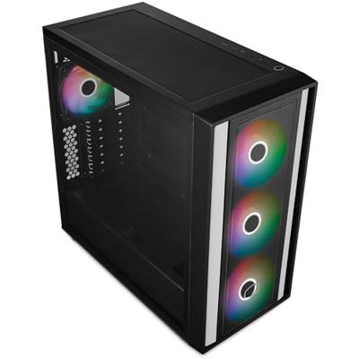 Cooler Master MB600-KGNN-S00 MasterBox 600 Black, eATX, TG, USB 3.2 Gen2, 3x 140mm ARGB, 1x 120mm - thumbnail