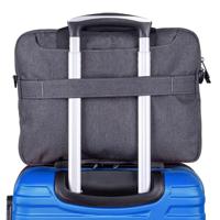 Donau Travel laptoptas Budapest, 3 l, 14 inch, grijs - thumbnail