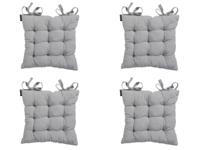 Toscane kussen ca. 46x46 cm Napels grey water repellent coating (4 stuks) Madison - Madison - thumbnail