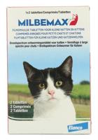 MILBEMAX TABLET ONTWORMING KLEINE KAT/KITTEN 2 TABLETTEN - thumbnail