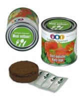 Eetbare bloemen in blik Oost-Indische Kers - thumbnail