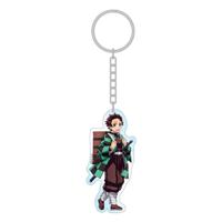 Demon Slayer: Kimetsu no Yaiba Acrylic Keychain Tanjiro Holographic 8 cm - thumbnail