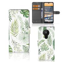 Nokia 5.3 Hoesje Leaves - thumbnail