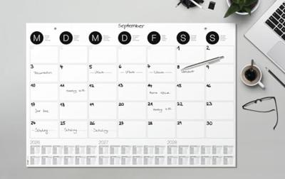 Sigel H6550 Bureau onderlegger Papier Maandkalender (b x h) 59.50 cm x 41 cm 2026, 2027, 2028 12 vellen Sigel H6550 Bureau onderlegger Papier Maandkalender (b x h) 59.50 cm x 41 cm 2026, 2027, 2028 12 vellen