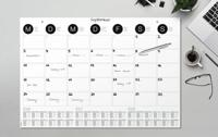 Sigel H6550 Bureau onderlegger Papier Maandkalender (b x h) 59.50 cm x 41 cm 2026, 2027, 2028 12 vellen - thumbnail