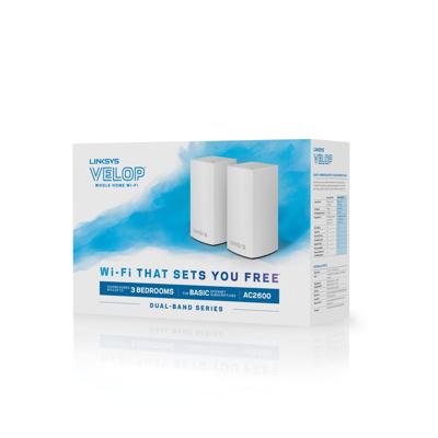 Linksys WHW0102 Velop Dual-band Multiroom wifi (2 stations)