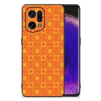 OPPO Find X5 Back Case Batik Oranje - thumbnail