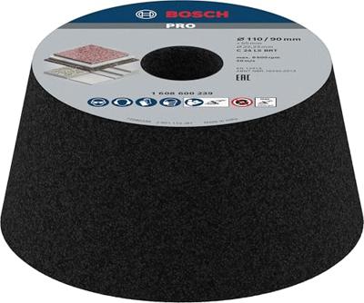 Bosch Accessoires Schuurkom, conisch - steen/beton 90 mm, 110 mm, 55 mm, 24 1st - 1608600239