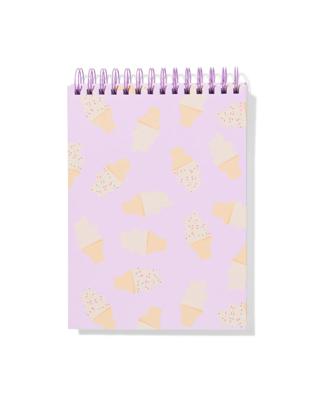 HEMA Schetsboek 18.6x25.4 Blanco Ijsjes