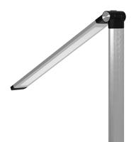 Hansa bureaulamp Breeze, LED, zilver - thumbnail