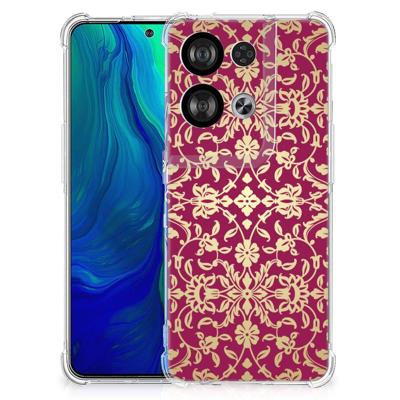 Anti Shock Case OPPO Reno8 Barok Pink Anti Shock Case OPPO Reno8 Barok Pink