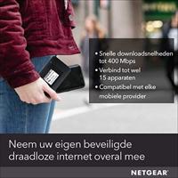 NETGEAR AC797 AirCard mobiele WLAN-router / 4G LTE-router (downloadsnelheid tot 400 Mbps, hotspot voor maximaal 15 apparaten, WLAN overal instellen, ontgrendeld voor elke simkaart) - thumbnail