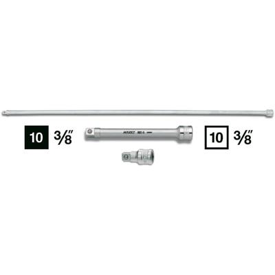 HAZET Verlengstuk 8821-10 · 3/8 inch (10 mm) vierkant hol · 3/8 inch (10 mm) vierkant massief · Lengte: 254 mm