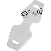 Sieraden ophangkaart - My design, My Design, lichtgrijs, 100 stuk/ 1 doos - thumbnail