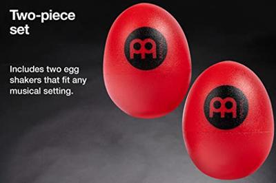 Meinl ES2-R eggshaker rood (2 stuks)