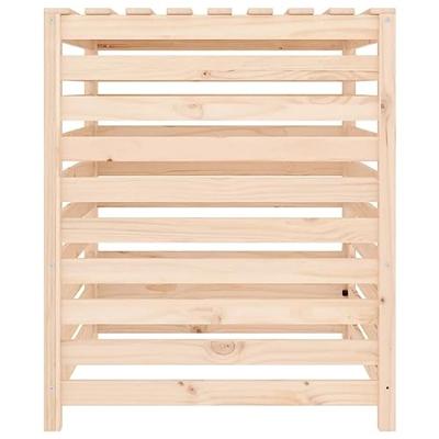 Compostbak 82,5x82,5x99,5 cm massief grenenhout