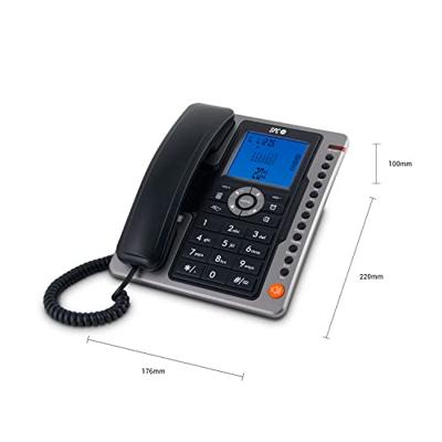 SPC Office Pro - vaste tafeltelefoon met groot batterij-aangedreven display met achtergrondverlichting, 7 direct geheugen, oproepherkenning en handsfree