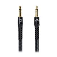 Mobilize Strong Nylon Aux Cable 1.5m Black - thumbnail