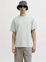 Jack - Jones Jcospongytee Ss Crew Neck Smu 12301890 Print T-shirts Aqua Gray - thumbnail