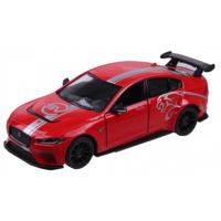 Kinsmart Auto Jaguar Xe Sv 12 Cm Rood - thumbnail