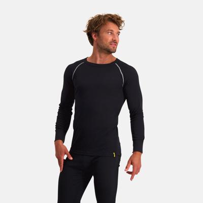 Lichtgewicht Thermoshirt Heren | Black | M