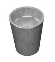 Ánodos punta de ejes Radice TEN00406E - ANODO RADICE HEXAGONAL ZINC EJE 55MM - thumbnail