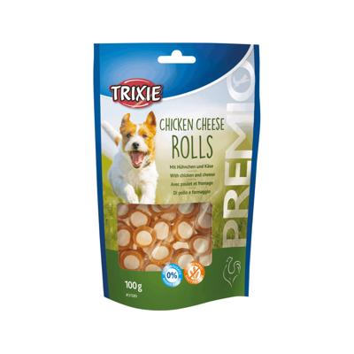 TRIXIE PREMIO CHICKEN CHEESE ROLLS 100 GR 6 ST