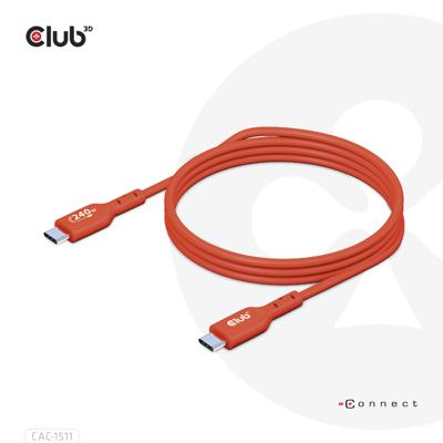 Club3D USB 2.0 0.48Gbps 240W USB Type-C 1m USB-IF gecertificeerd