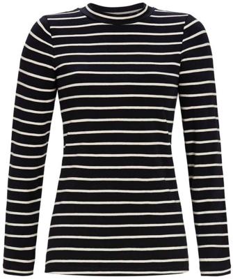 Zwarte strepen pyjamashirt Ringella Zwarte strepen pyjamashirt Ringella