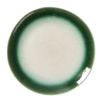 Dinerbord roots - donkergroen - ø27.5x3 cm - thumbnail