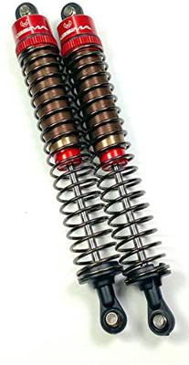 Absima aluminium schokdempers, rood, 120mm voor 1/10 auto