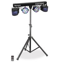 BeamZ PartyBar2 met 2 RGBW LED-parren & 2 derby's op statief - thumbnail