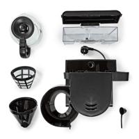Nedis KACM280EAL Koffiezetapparaat Aluminium/Zwart - thumbnail