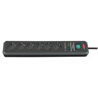 Brennenstuhl 1159540366 PDU Stekkerdoos | Secure-Tec | 6 Sockets | Overspanningsbeveiliging | Schakelaar | Zwart | 2 meter - thumbnail