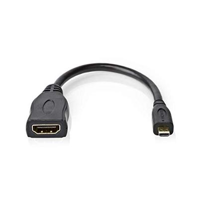 Nedis High Speed ??HDMI-Kabel met Ethernet | 0.2 m | 1 stuks - CVGP34790BK02 CVGP34790BK02 Nedis High Speed ??HDMI-Kabel met Ethernet | 0.2 m | 1 stuks - CVGP34790BK02 CVGP34790BK02