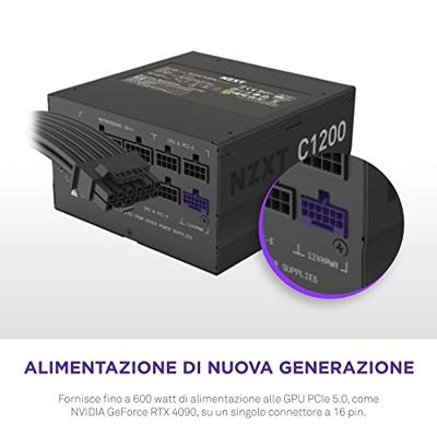 NZXT C1200 Gold power supply unit 1200 W 24-pin ATX ATX Zwart