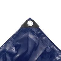 Dekzeil 650 g/m 4x4 m blauw - thumbnail