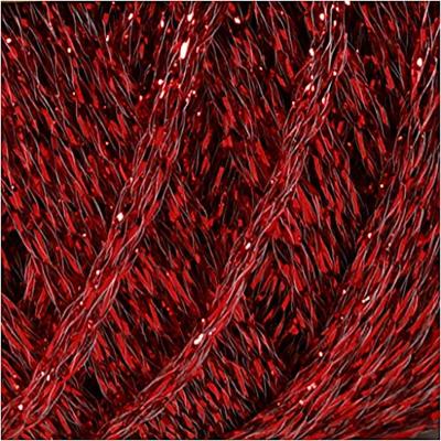 Creativ Company Lurex glitter garen rood, 160m