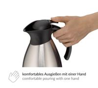 alfi Bono Thermoskan RVS, Zwart 1 l 787205100 - thumbnail