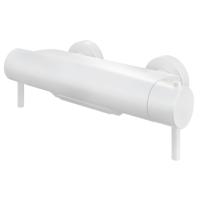 Hotbath Buddy thermostatische badmengkraan met cascade uitloop mat wit B021WH - thumbnail