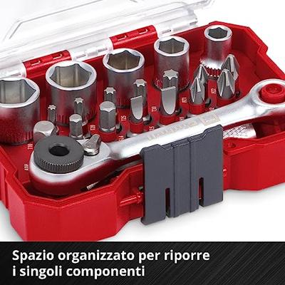 Einhell 118683 Dopsleutel-bitinzetset 1/4 (6.3 mm) 21-delig