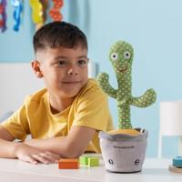 Oplaadbare Dansende en Pratende Cactus met Muziek en Meerkleurige Led's Cacxi InnovaGoods - thumbnail