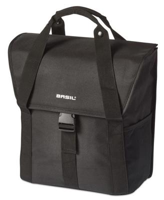 Basil Tas go enkel zwart 16l