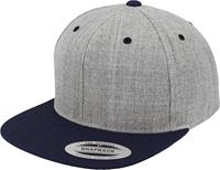 Flexfit FX6089MT Classic Snapback 2-Tone - Heather Grey/Navy - One Size - thumbnail